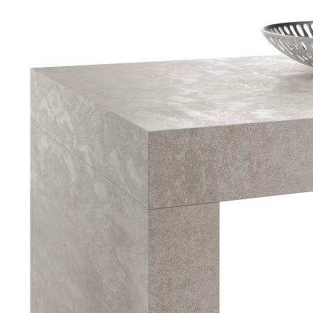 Table de bureau Evolution 180x60, Gris Béton avec Deux Pieds image détaillée 20