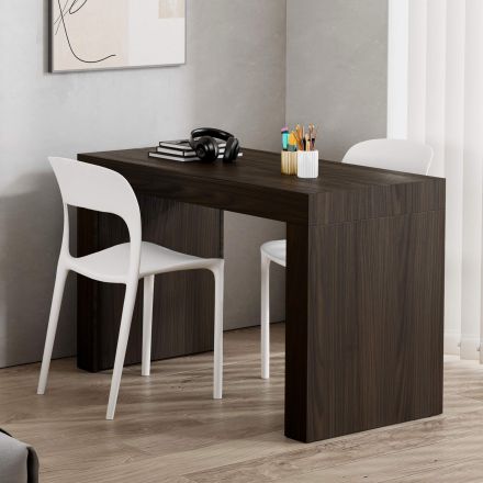 Table de Bureau Evolution 120x60, Noyer Américain avec Deux Pieds image de l'ensemble 22