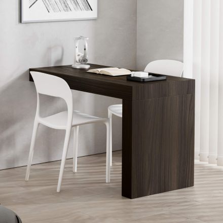Table de Bureau Evolution 120x60, Noyer Américain avec Un Pied image de l'ensemble 64