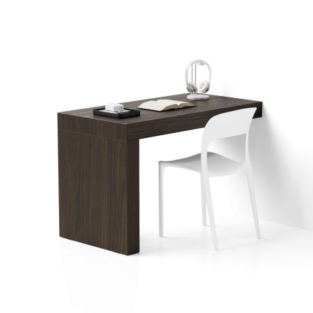 Table de Bureau Evolution 120x60, Noyer Américain avec Un Pied image principale