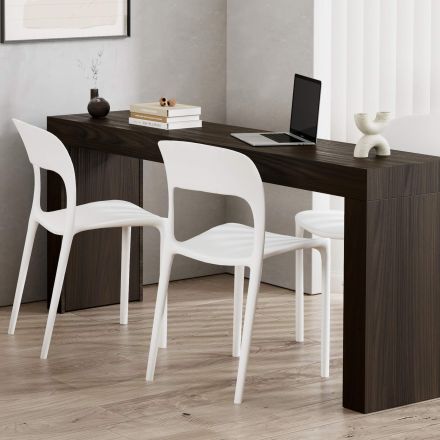 Table de Bureau Evolution 180x40, Noyer Américain avec Deux Pieds image de l'ensemble 43