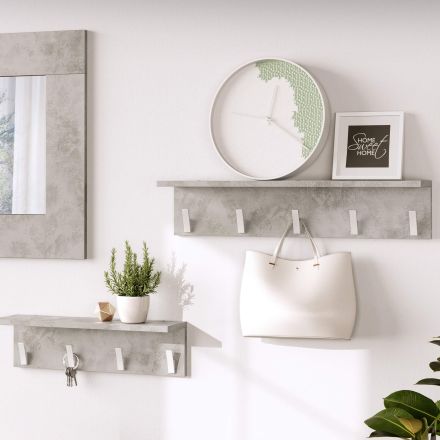Rachele, Wandgarderobe 80 cm, Weiß, matt Umgebungsbild 31
