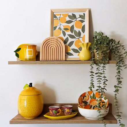 2er-Set Rachele Regale, 80 cm, rustikale Eiche Umgebungsbild 7