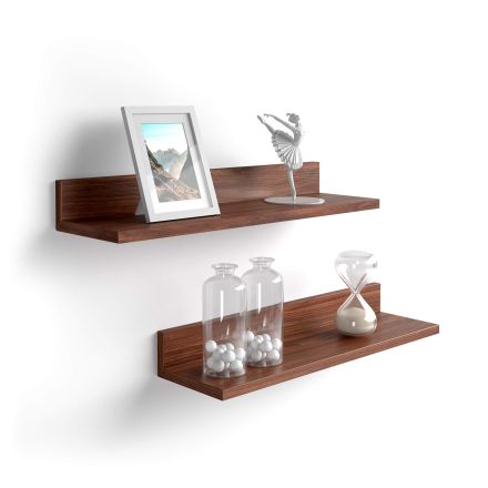 2er-Set Rachele Regale, 60 cm, Nussbaum Canaletto Hauptbild