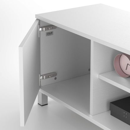 Rachele TV-Schrank, Esche, Weiß Detailbild 26