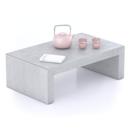 Angelica Couchtisch, grauer Beton