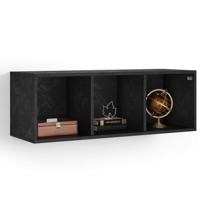 Wandkast X 104 zwart beton