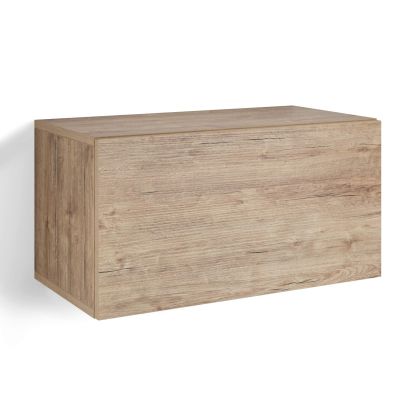 Wandkast easy 70 met neergaande klepdeur eiken