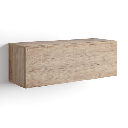 Wandkast easy 104 met neergaande klepdeur eiken