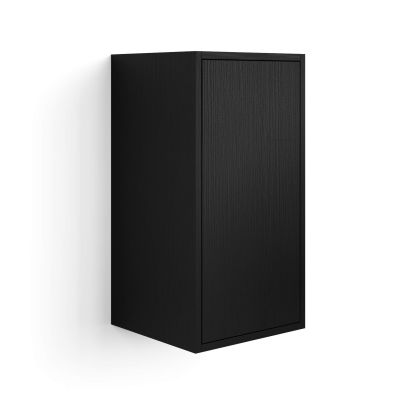 Hängeschrank Iacopo 70 mit Flügeltüre, Esche Schwarz