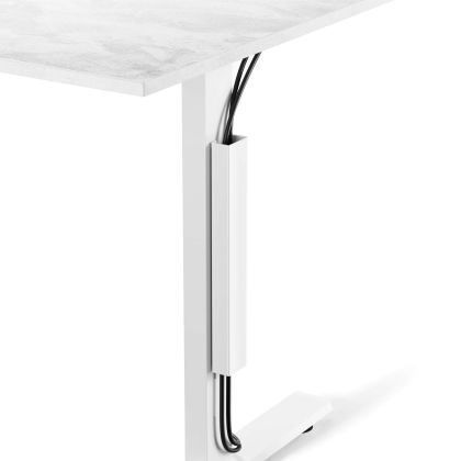 Kabelgoot voor bureau, Clara, wit