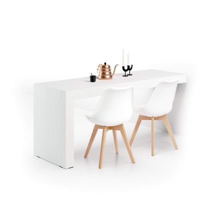 Bureau Evolution 180x60, Witte  As met Één Poot