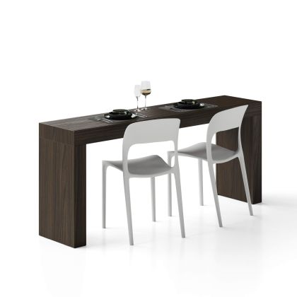 Vaste Eettafel  Evolution 180x40 amerikaanse walnoot met twee poten
