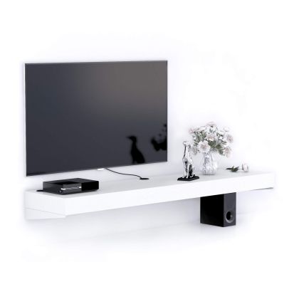 Tv wandmeble Evolution 180x40, Essen wit met Draadloze Oplader