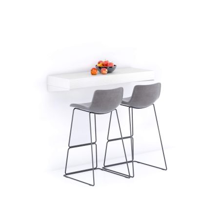 Evolution Extra großes Barregal 120 x 40, Esche, Weiß