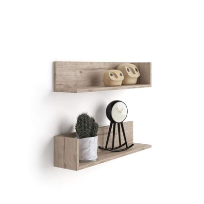 2er-Set Luxury Regale, Eiche
