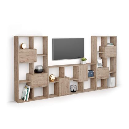 TV-wand Iacopo, Eiken met deuren