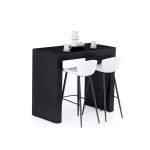 Tavolo Alto Evolution 120x60, Nero Frassino