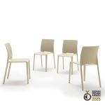 Sedie Emma, Set da 4, Beige