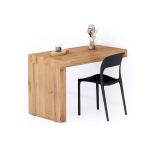 Tavolo da pranzo Evolution 120x60, Rovere Rustico con Una Gamba