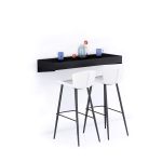 Mensolone Da Bar Evolution 120x40, Nero Frassino