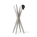 Mobili Fiver, Coat stand, Emma, Concrete Effect, Grey, , Made in Italy