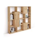 Libreria S Iacopo con ante (160,8 x 158,2 cm), Rovere Rustico