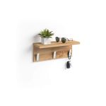 Appendiabiti da parete, Rachele, da 40 cm, Rovere Rustico
