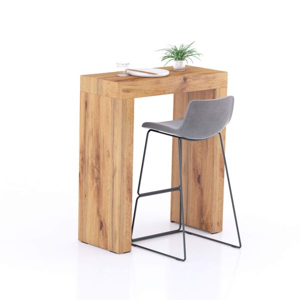 Evolution High Table 35.4 x 15.7 in, Rustic Oak