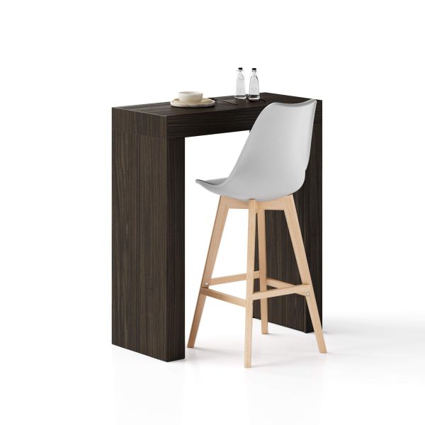 Evolution High Table 35.4 x 15.7 in, Dark Walnut