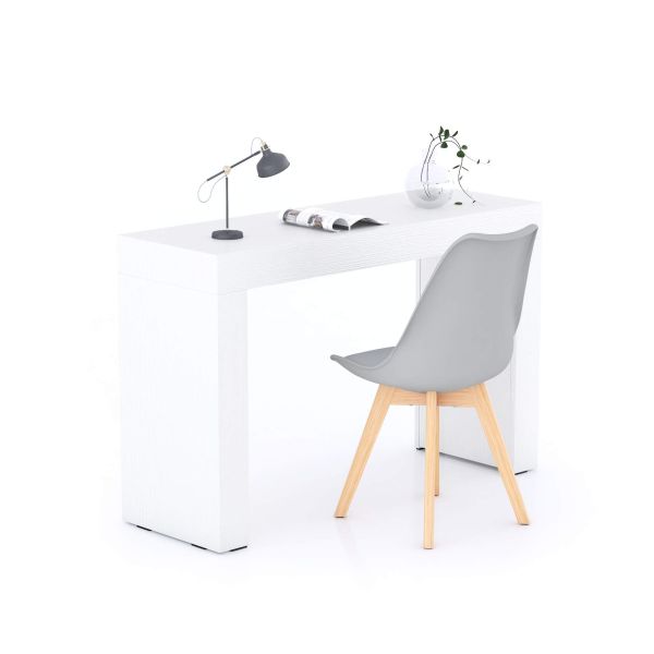 Evolution Desk 47.2 x 15.7 in, Ashwood White with Two Legs