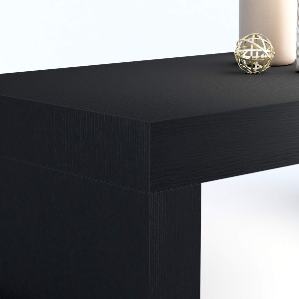 Evolution Desk 35.4 x 23.6 in, Ashwood Black with Two Legs detail image 1