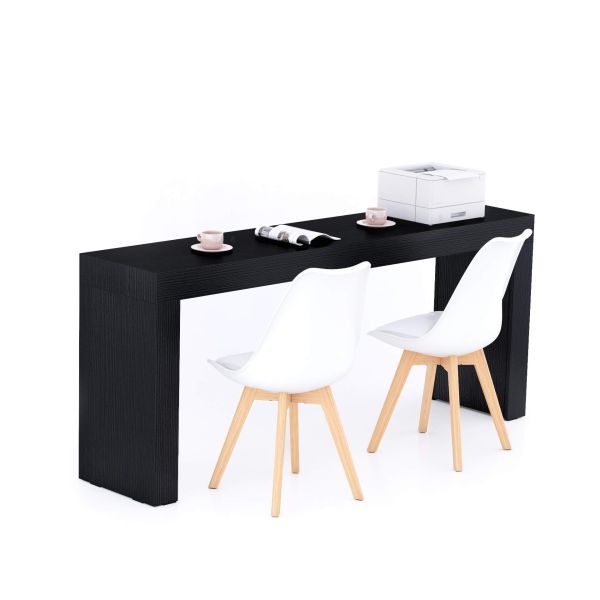 Evolution Desk 70.9 x 15.7 in, Ashwood Black with Two Legs