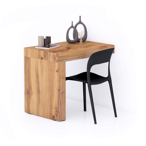 Evolution dining table 35.4 x 23.6 in, Rustic Oak with One Leg