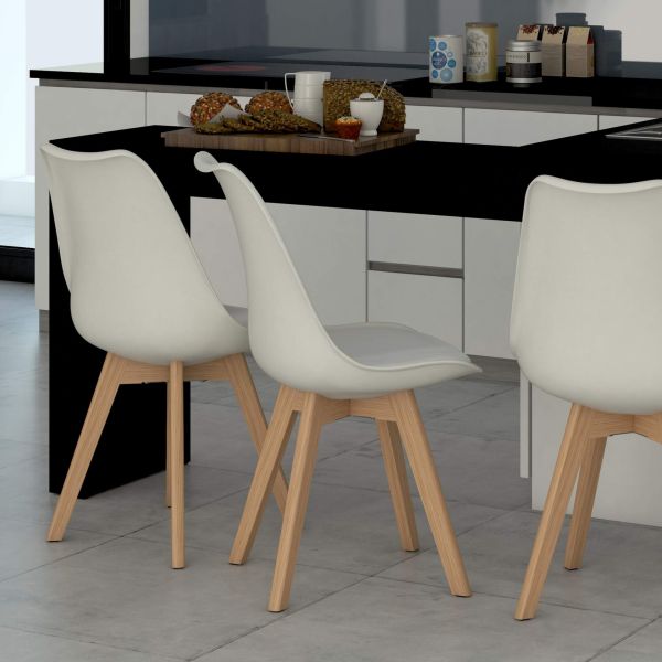 Evolution dining table 70.9 x 15.7 in, with Wireless Charger, Ashwood Black with Two Legs set image 1