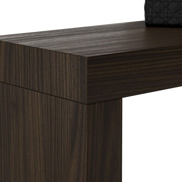 Evolution High Table 35.4 x 15.7 in, Dark Walnut detail image 1