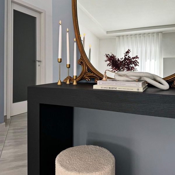 Evolution Console Table 47.2x15.7 in, Ashwood Black set image 1
