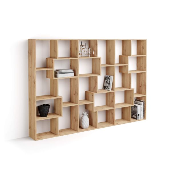 Iacopo M Bookcase (63.31 x 93.07 in), Rustic Oak detail image 1