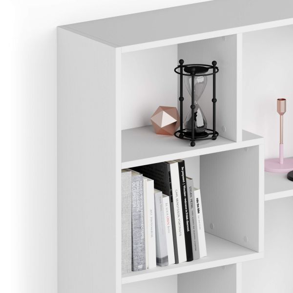 Iacopo XXL Bookcase (189.92 x 93.07 in), Ashwood White detail image 1