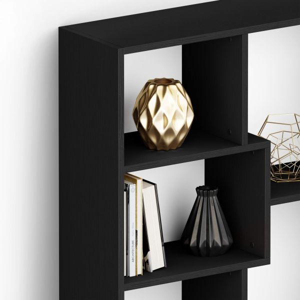 Iacopo L Bookcase (63.31 x 123.86 in), Ashwood Black detail image 1
