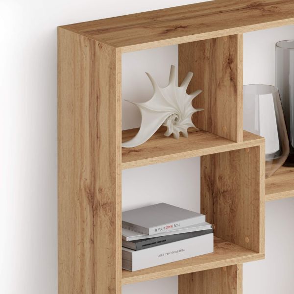 Iacopo M Bookcase (63.31 x 93.07 in), Rustic Oak detail image 2