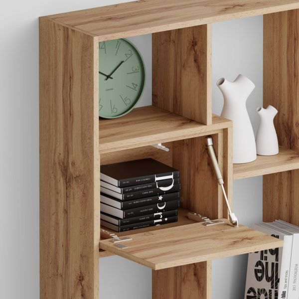 Iacopo, TV wall unit, Rustic Oak with doors detail image 2