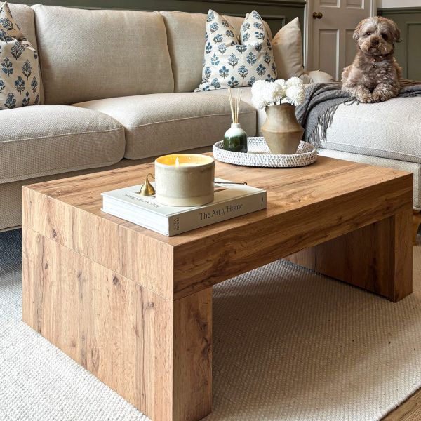 【送料無料】SANDBAR LOW TABLE / BROWN Evolution low Coffee Table 35.4 x 23.6 in, Rustic Oak