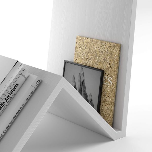 Emma low Coffee table, Ashwood White detail image 1