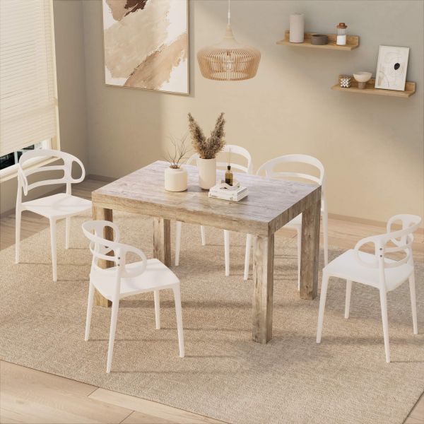 First Extendable Table, 47.2(78.7)x31.5 in, Oak detail image 2