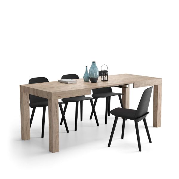 First Extendable Table, 47.2(78.7)x31.5 in, Oak detail image 3