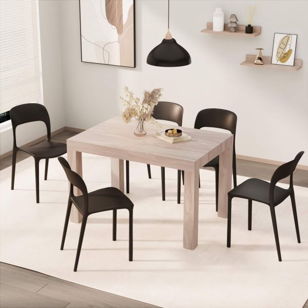 First Extendable Table, 47.2(78.7)x31.5 in, Pearled Elm detail image 2