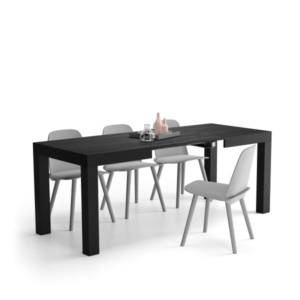 First Extendable Table, 47.2(78.7)x31.5 in, Ashwood Black detail image 3