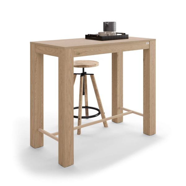 Rachele High Bar Table x in, Light Oak