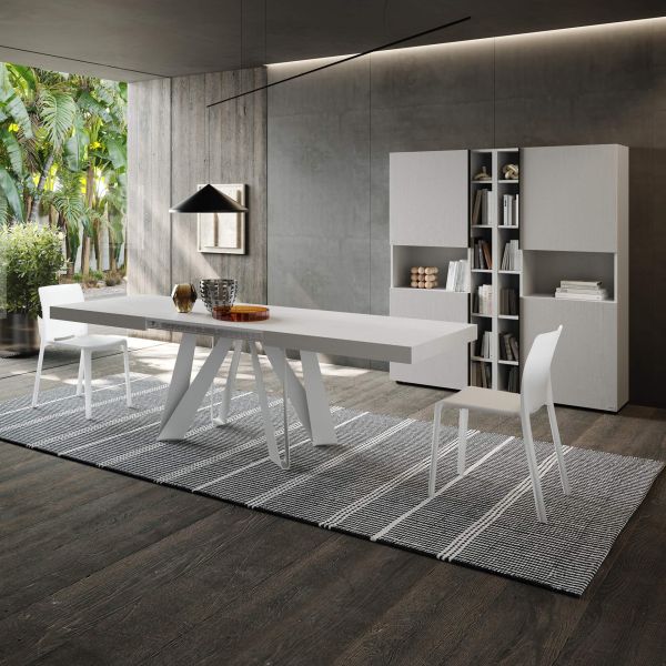 Romina Modular Bookcase (60.34 x 68.34 in), Ashwood White set image 1